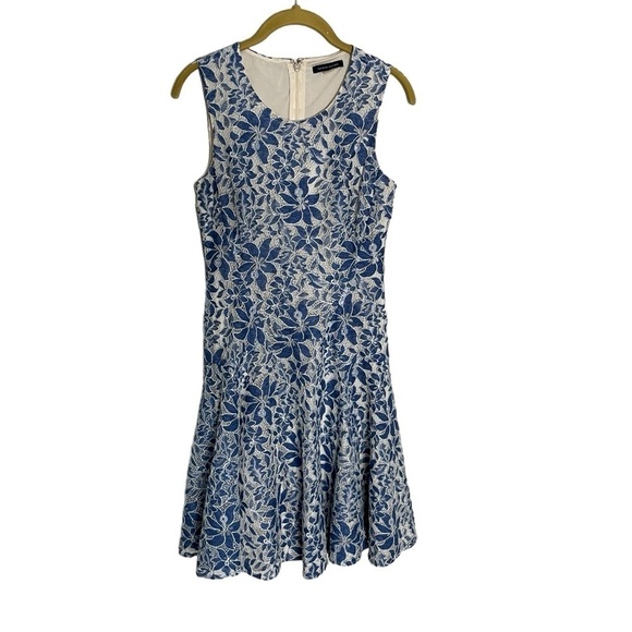 Tommy Hilfiger Blue Lace Dress 2 - Picture 1 of 5